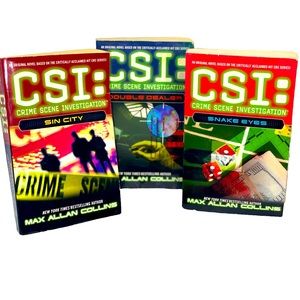 Three CSI Paperback Books Bundle/Lot